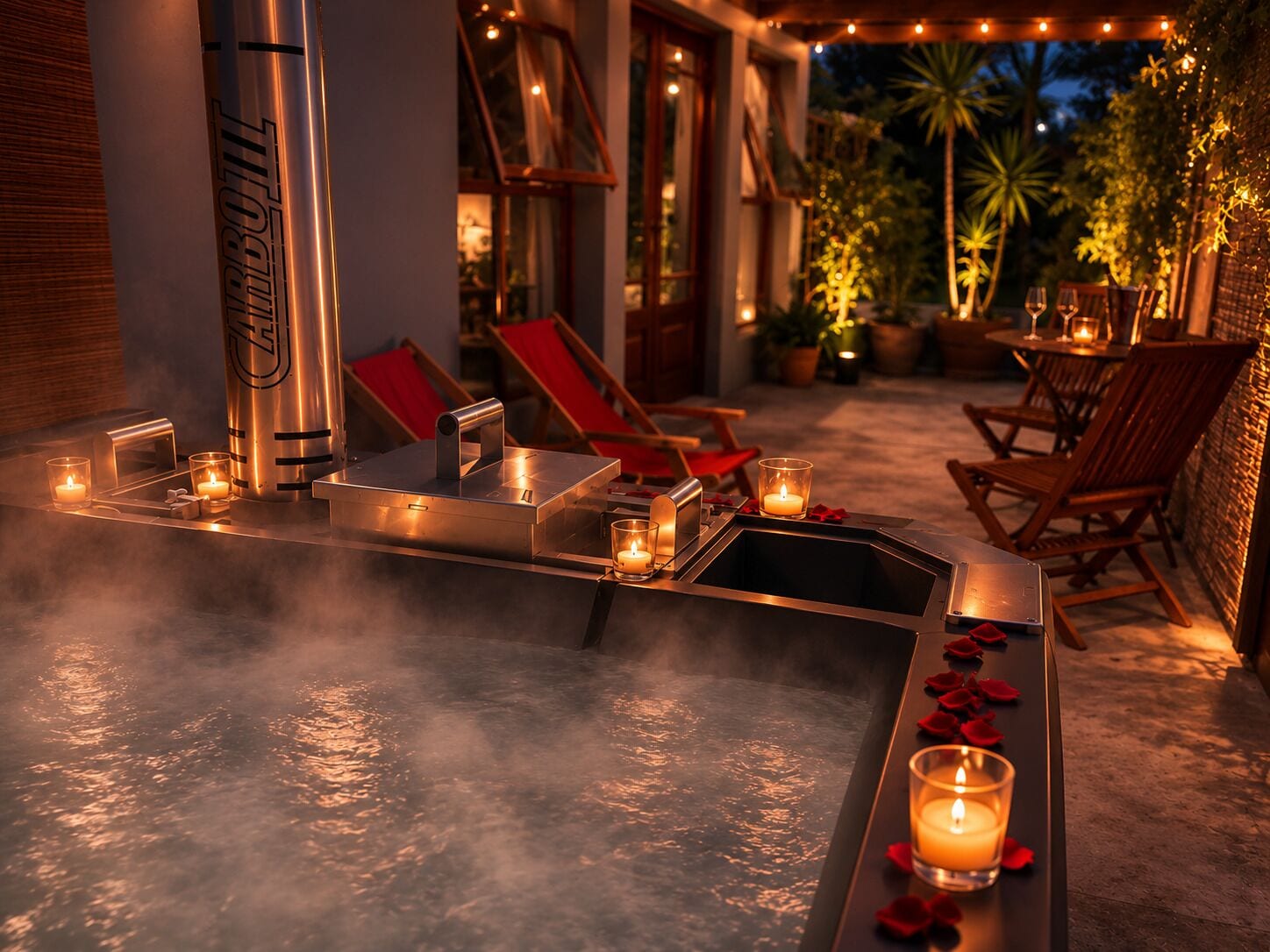 Deluxe kamer (Double Room 2 Sea Sound) | Terras