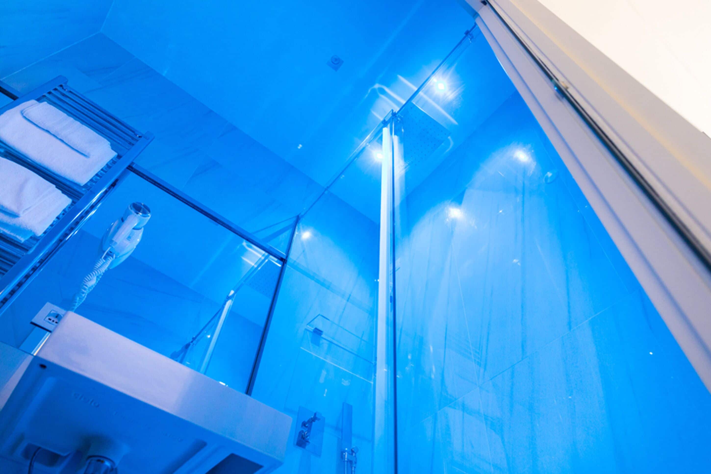 shower, free toiletries, hair dryer, slippers