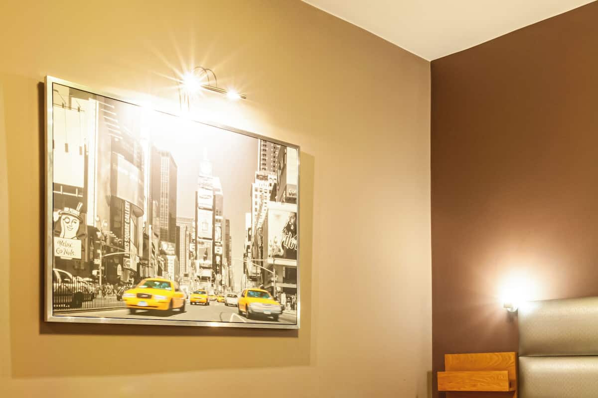 In-room safe, laptop workspace, iron/ironing board, cots/infant beds