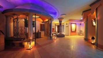 Sauna, hammam, soins corporels, bains de boue, soins d'aromathérapie
