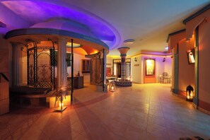 Sauna, hammam, soins corporels, bains de boue, soins d'aromathérapie