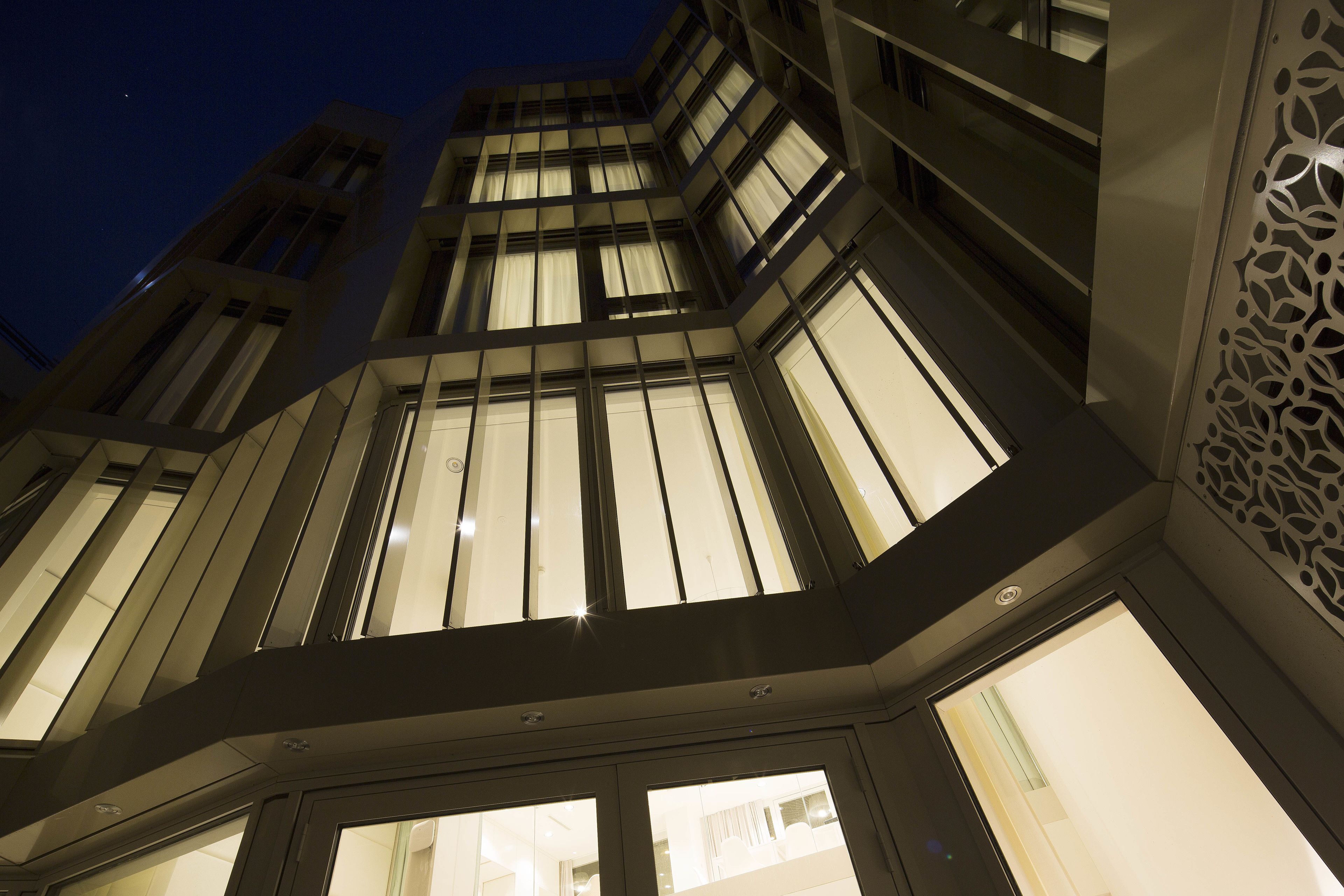 front of property – evening/night