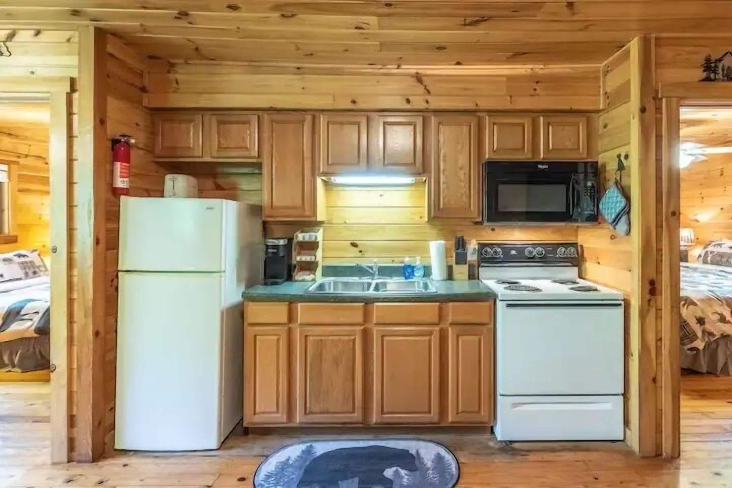 comfort cabin, 2 bedrooms, non smoking, mountainside (42) | private kitchen