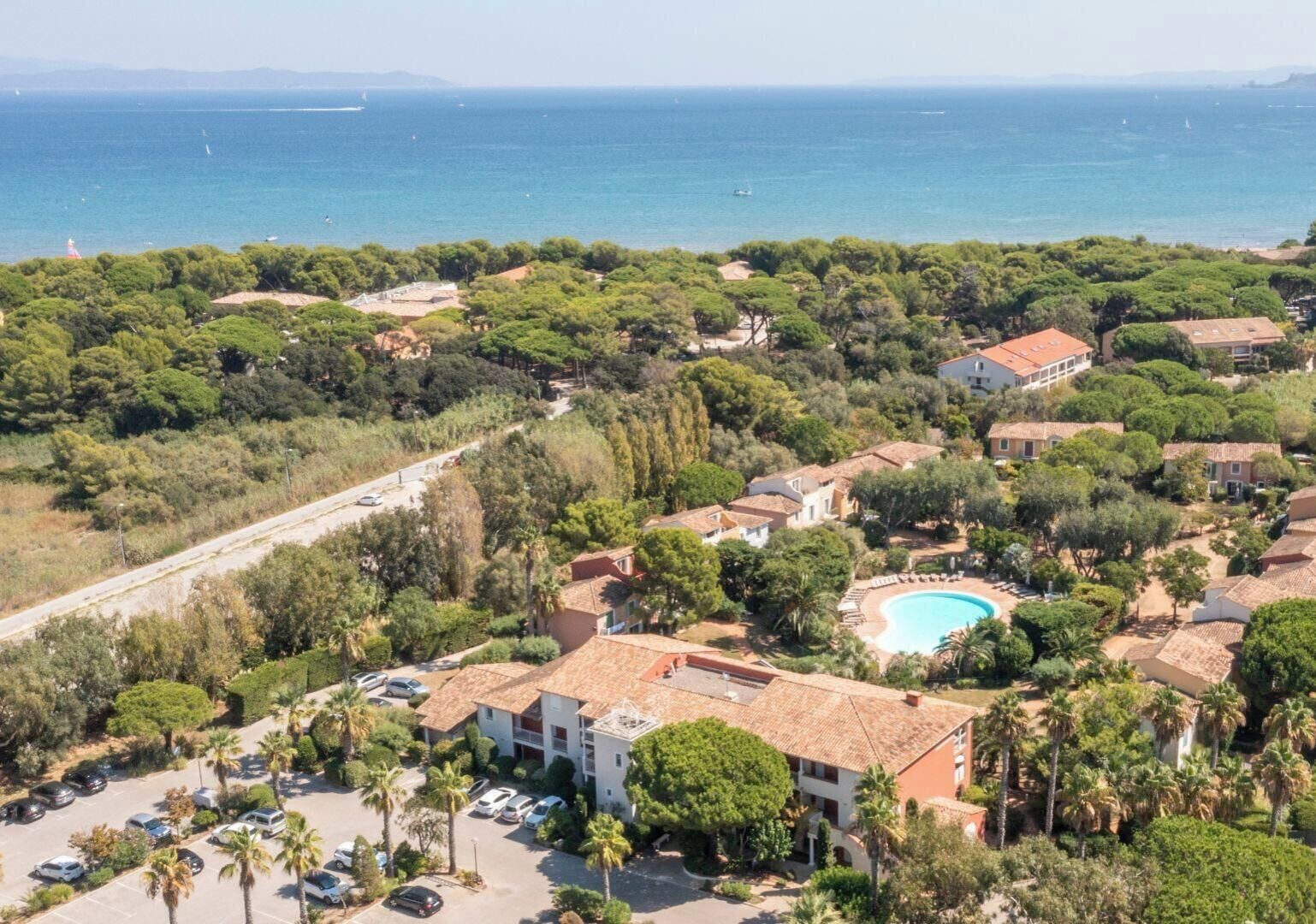 Voorkant van accommodatie