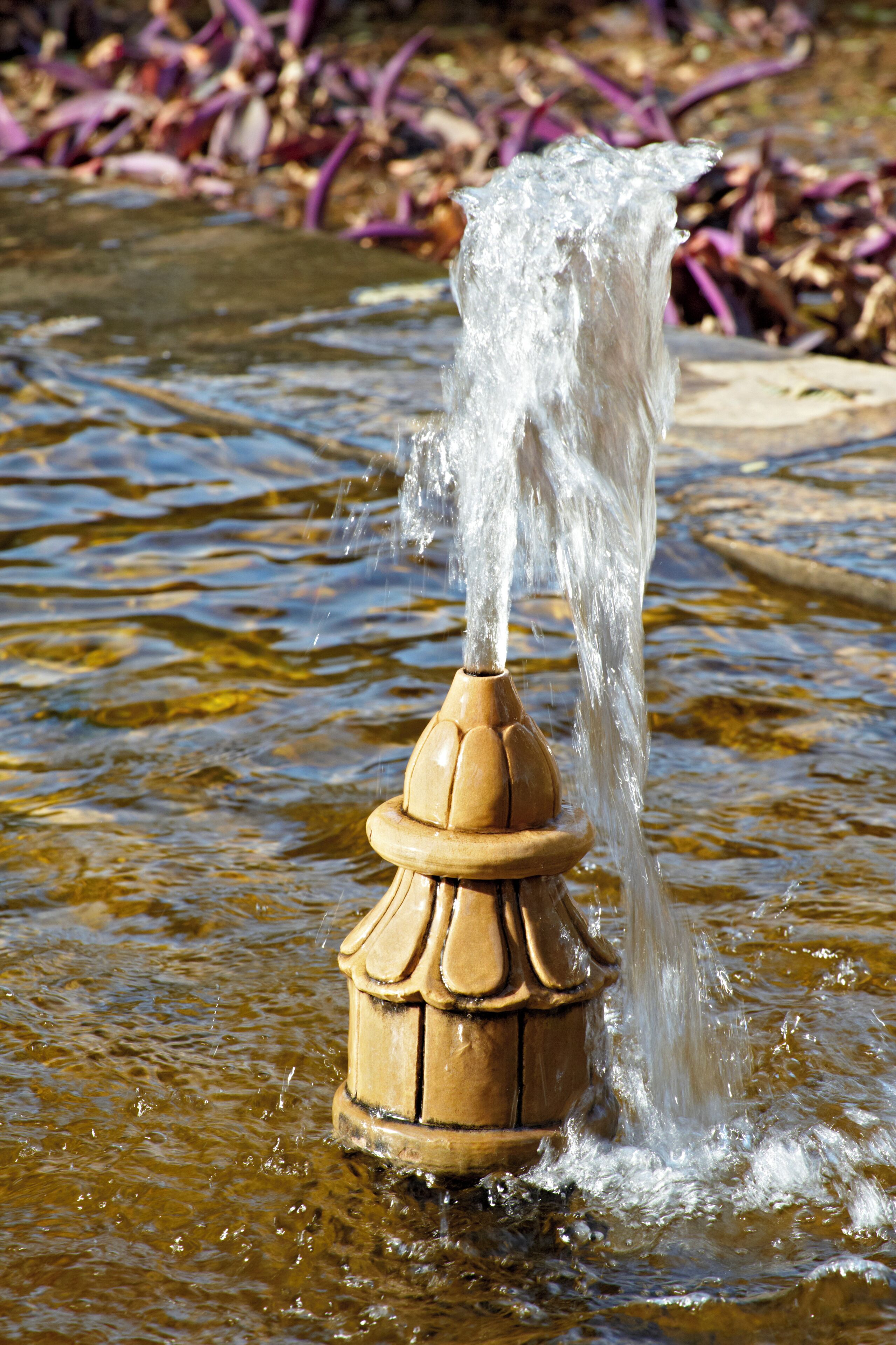 Un chorro de agua.