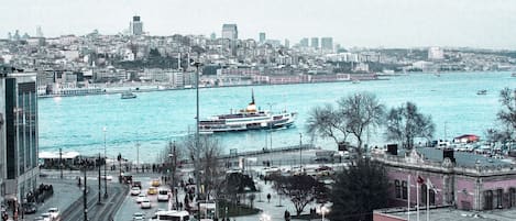 Blick von der Unterkunft