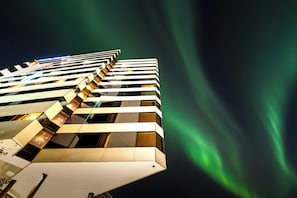 Majoituspaikan julkisivu