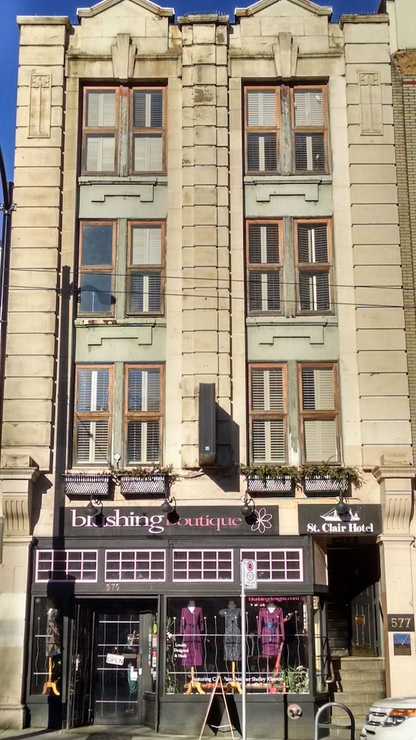 Fassade der Unterkunft