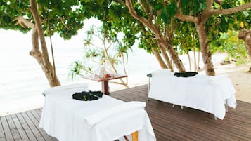 Body treatments, deep-tissue massages, body wraps, body scrubs, facials