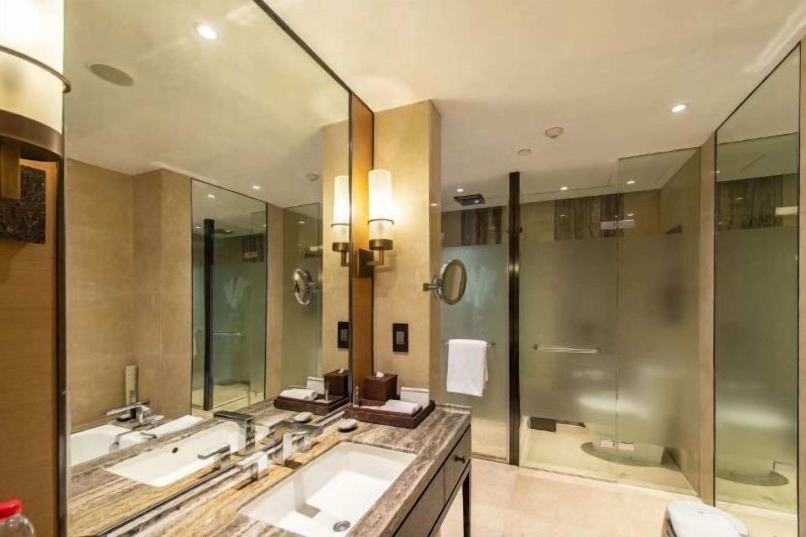 Free toiletries, hair dryer, towels