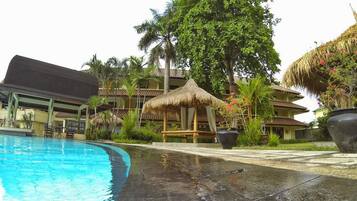 Vue depuis lâhĂ©bergement