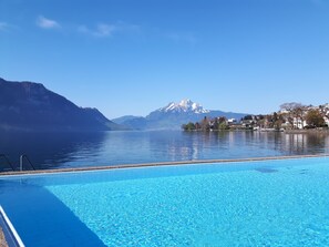 Pool - Garni Hotel Frohburg (Weggis)