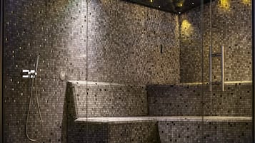 Behandlungsräume für Paare, Sauna, Whirlpool, Dampfbad