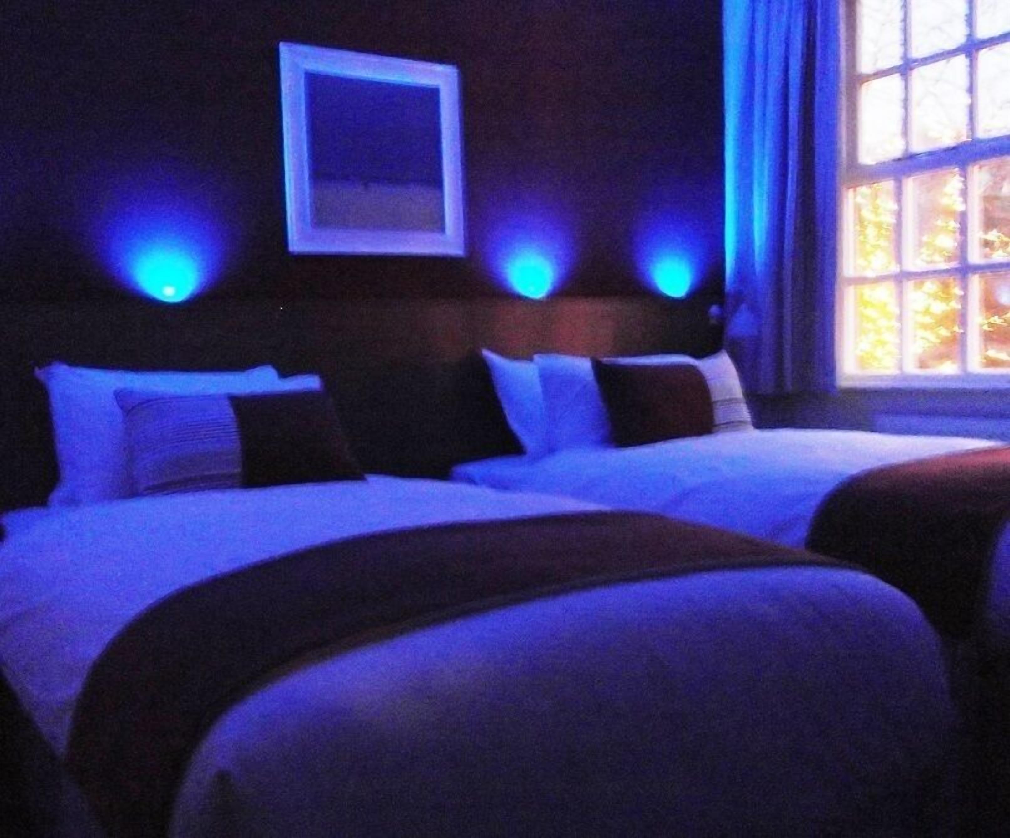 Hypo-allergenic bedding, in-room safe, desk, soundproofing