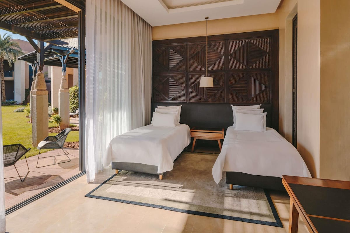 Chambre Familiale | Draps italiens Frette, literie de qualité supérieure, surmatelas