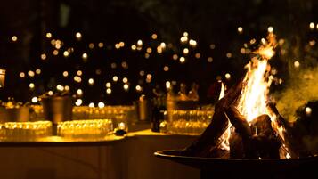 Front of property - evening/night