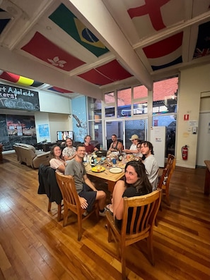 Espaço de cozinha compartilhada