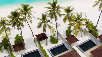 Grand Beach Suite with Pool | Minibar, in-room safe, desk, blackout curtains