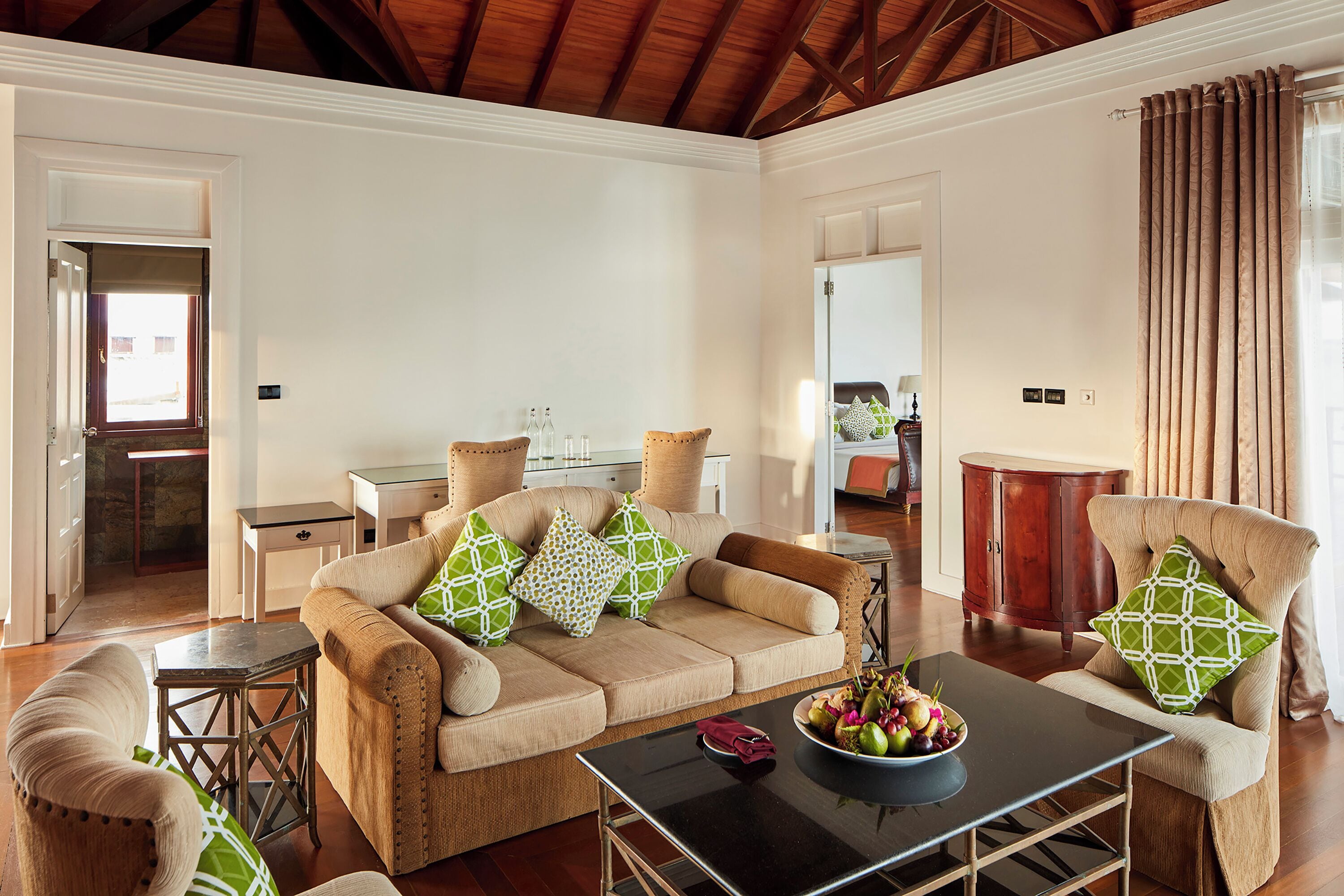 presidential water suite - 2 bedroom | minibar, in-room safe, desk, blackout curtains