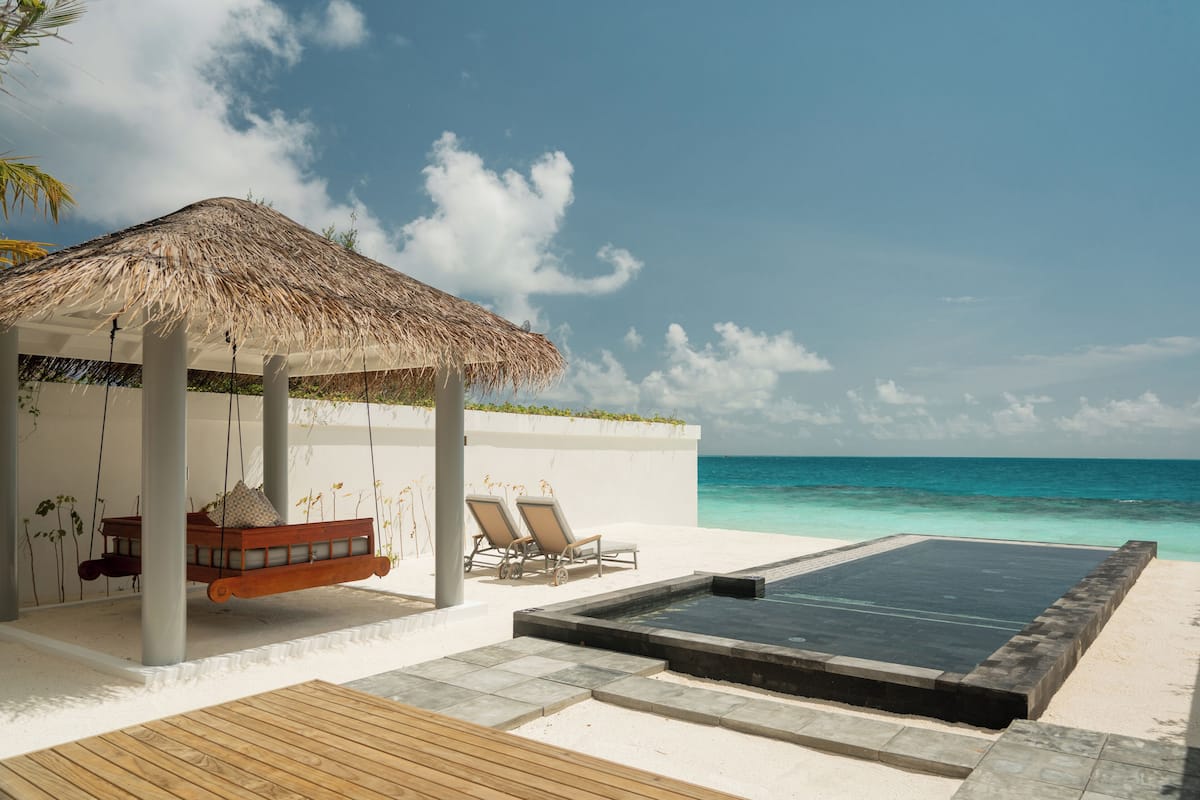 Pool Beach Villa (Free seaplane for 2 pax with min 7-night stay - All Inclusive Meal Plan only) | Terrace/patio