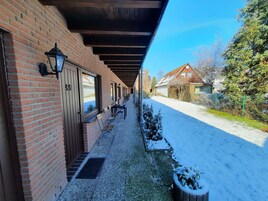 Blick von der Unterkunft