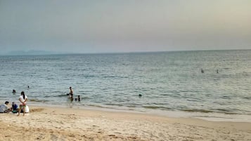 On the beach
