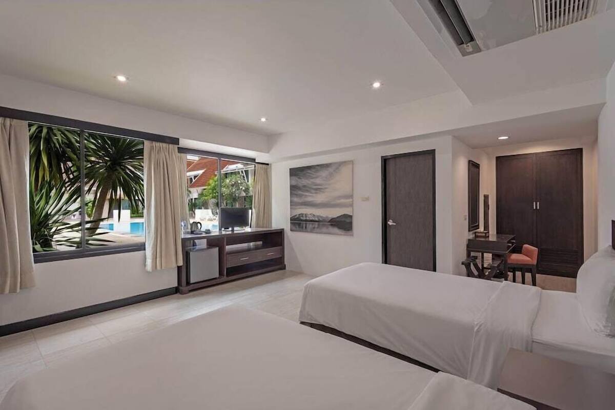Desk, iron/ironing board (on request), rollaway beds (surcharge)