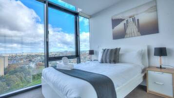 Two Bedroom Apartment - City View | 1 bedroom, premium bedding, down comforters, individually decorated