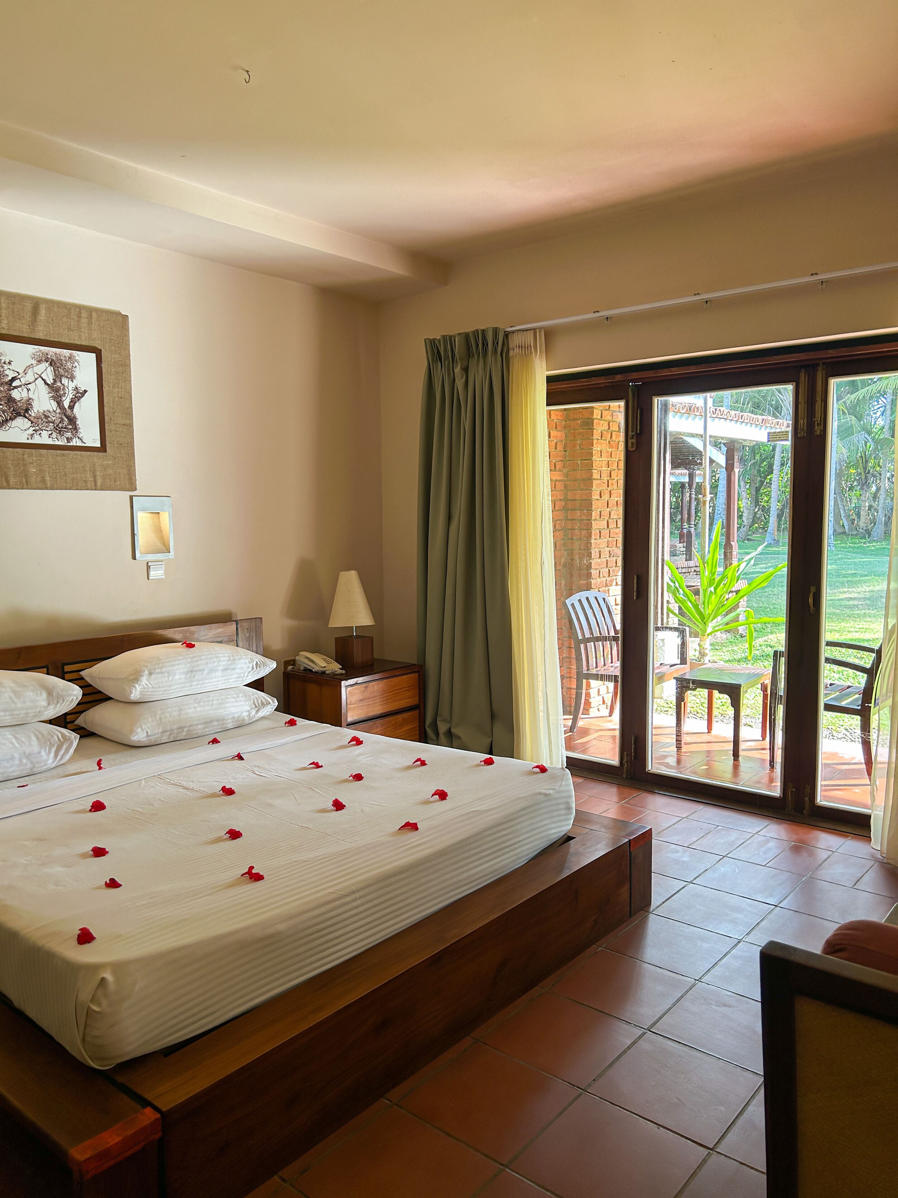 Deluxe-Zimmer | Blick auf den Garten