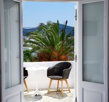 Panoramic Room, 1 Bedroom, Partial Sea View | Egyptian cotton sheets, premium bedding, pillowtop beds, in-room safe