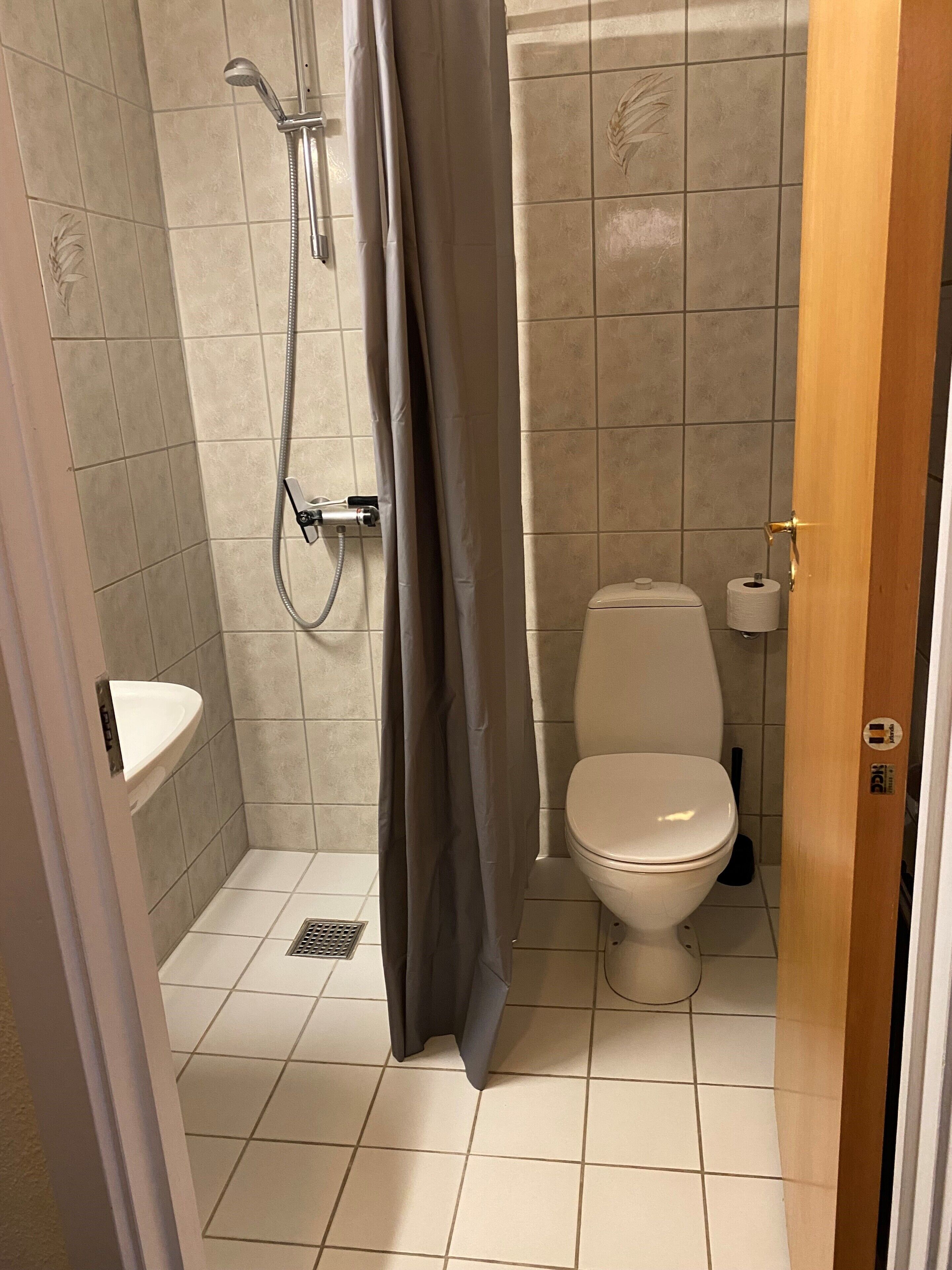 single room | bathroom | shower, eco-friendly toiletries, hair dryer, towels