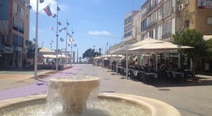 Blick von der Unterkunft