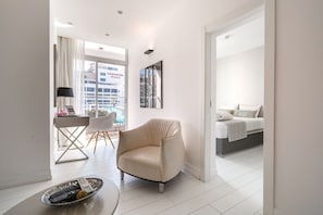 Suite presidencial | 1 dormitori, roba de llit hipoal·lergògena i minibar