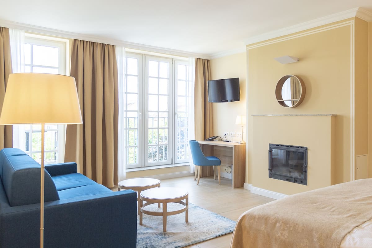 Family Double Room, Garden View | 1 bedroom, premium bedding, minibar, in-room safe