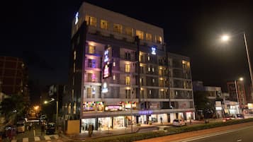 Front of property - evening/night