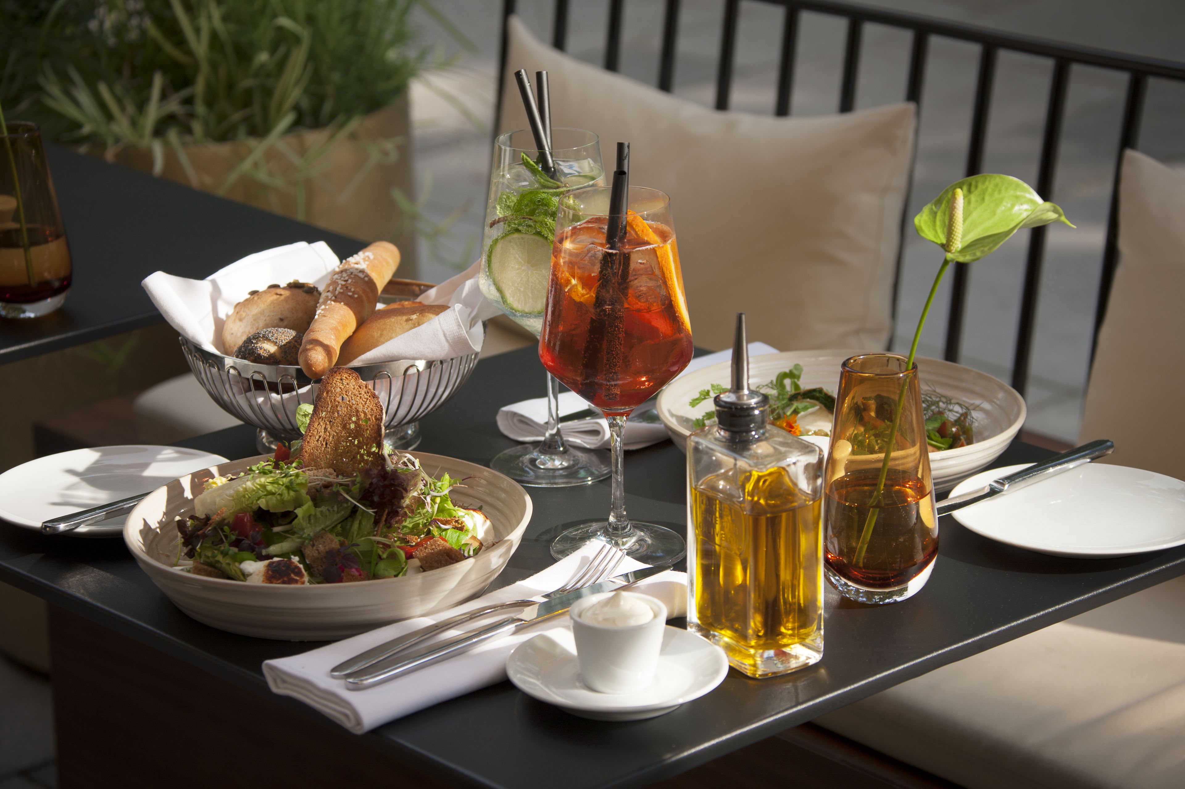 Frühstück, Mittagessen und Abendessen