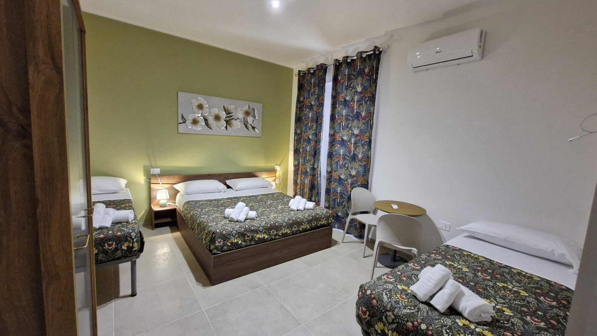 Hypo-allergenic bedding, individually decorated, individually furnished