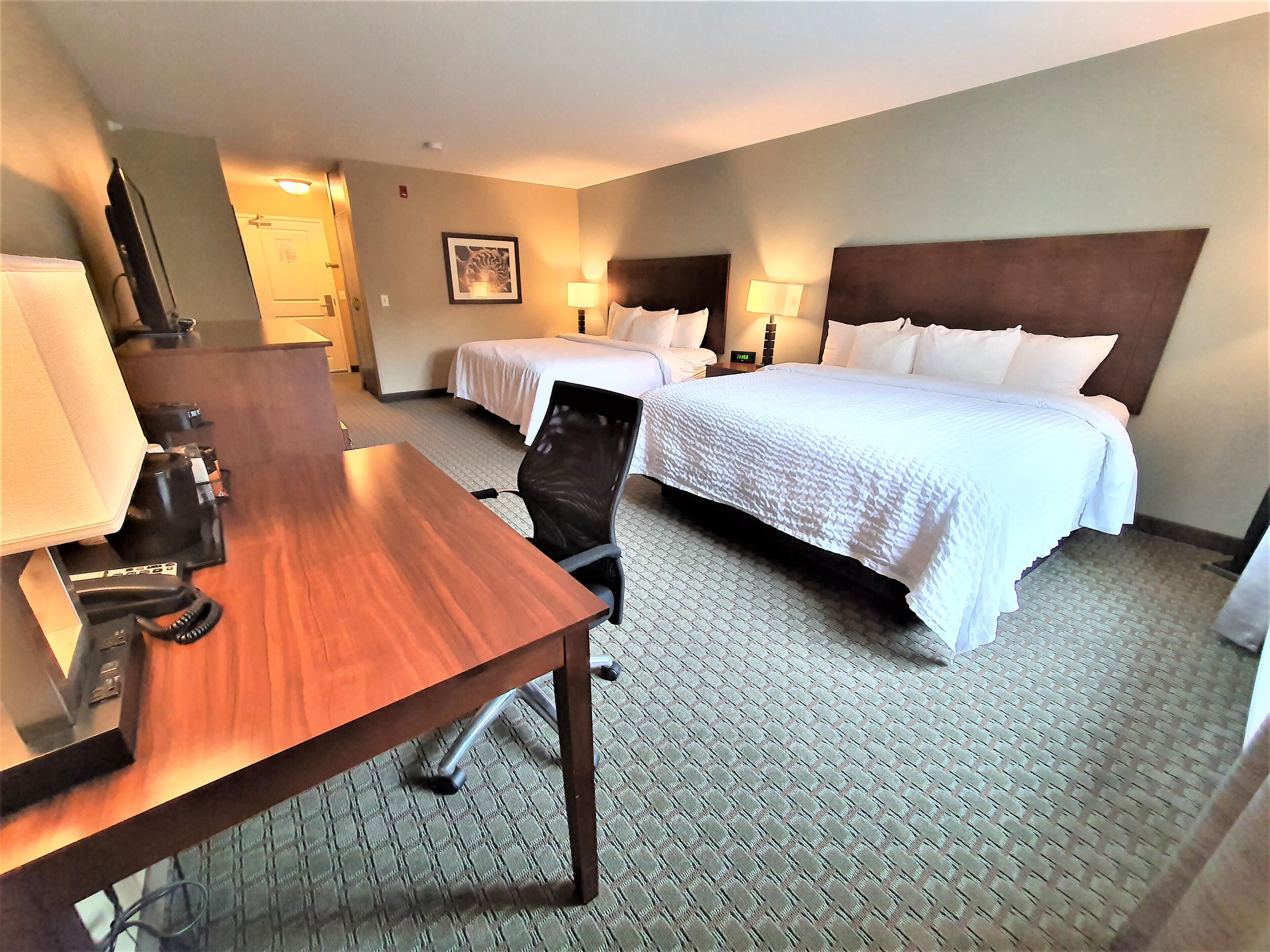 premier double room | desk, blackout curtains, soundproofing, iron/ironing board