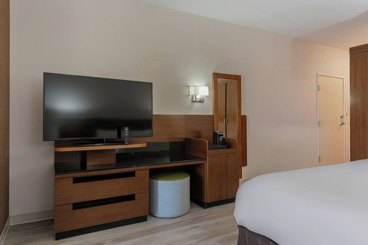 Studio, 1 King-Bett und Schlafsofa | Schreibtisch, laptopgeeigneter Arbeitsplatz, Bügeleisen/Bügelbrett