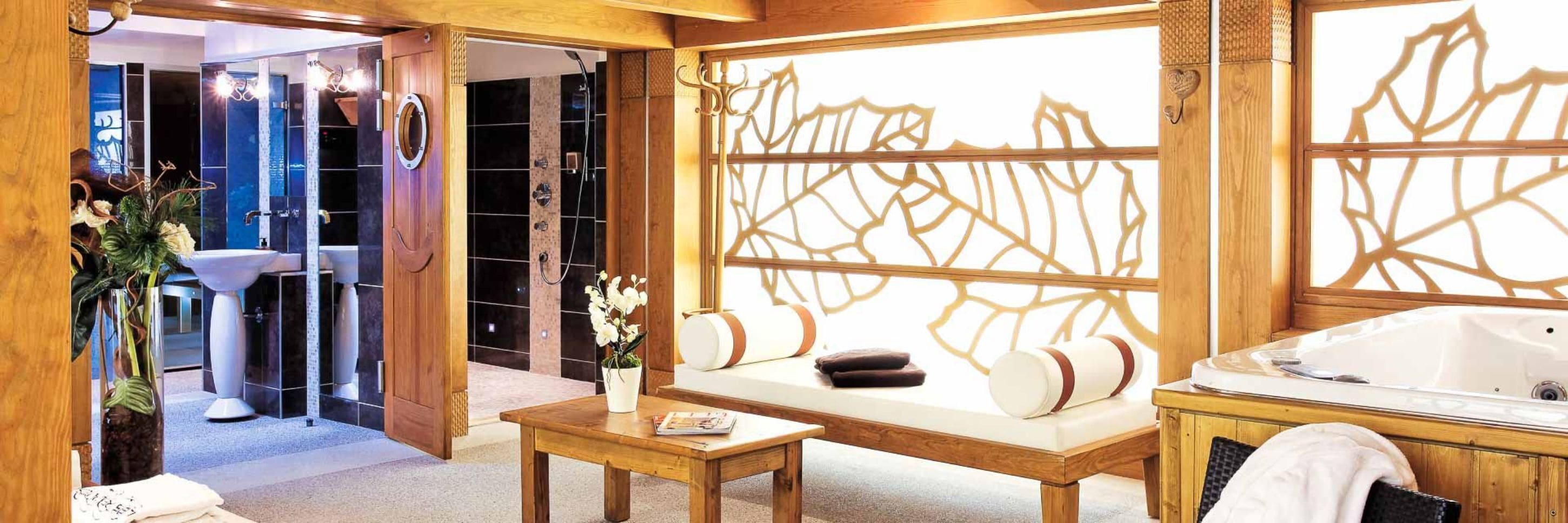 sauna, hot tub, steam room, massages