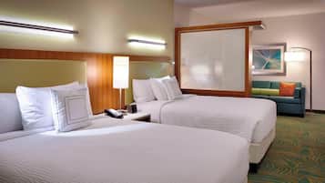 In-room safe, desk, laptop workspace, blackout curtains