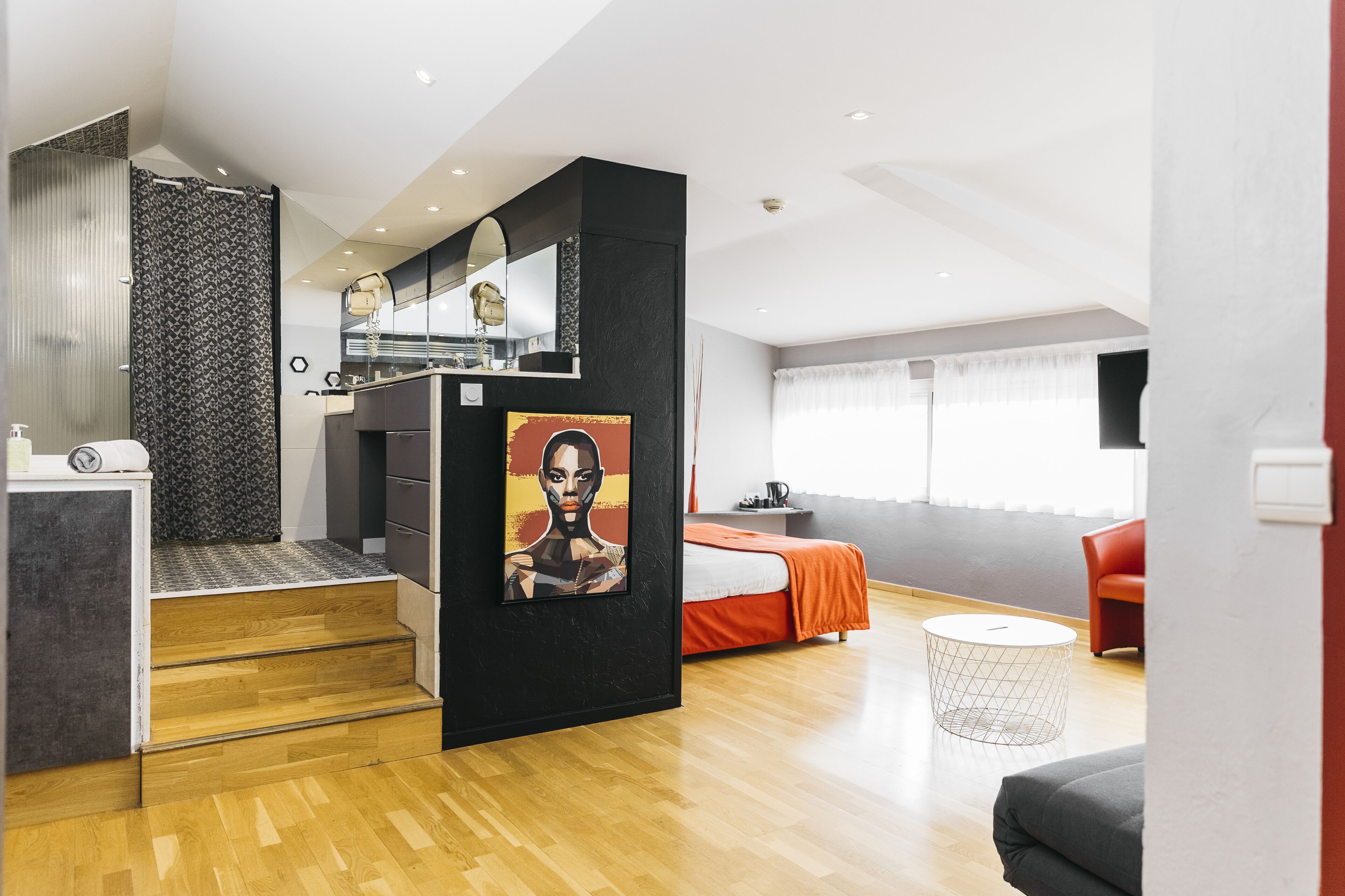 family junior suite | bathroom | jetted bath, rainfall showerhead, free toiletries, hair dryer