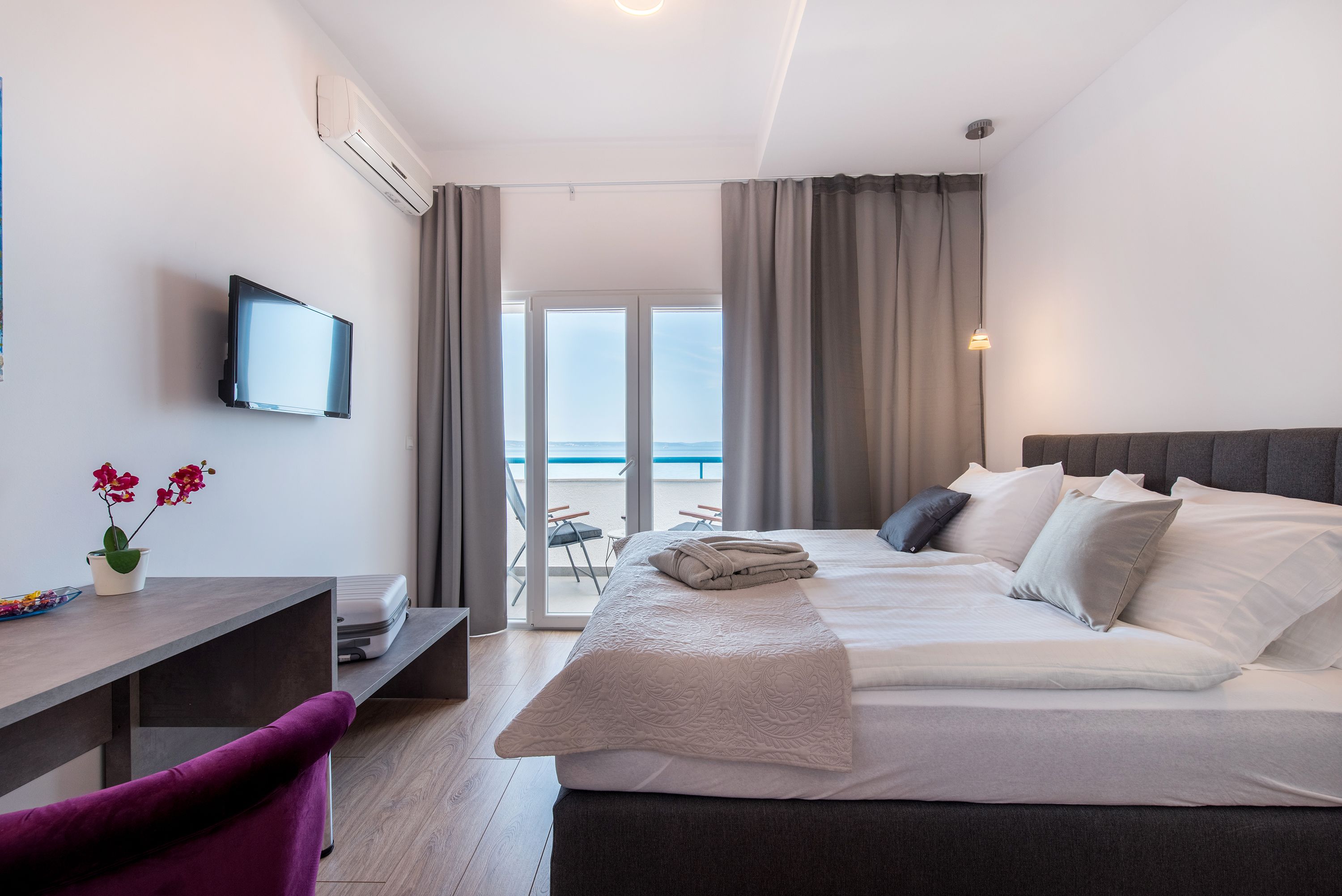 Superior studio suite, uitzicht op zee | Kameruitzicht