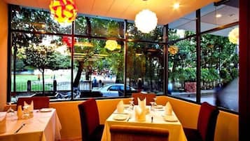 2 restaurants, breakfast, lunch, dinner served; barbecue