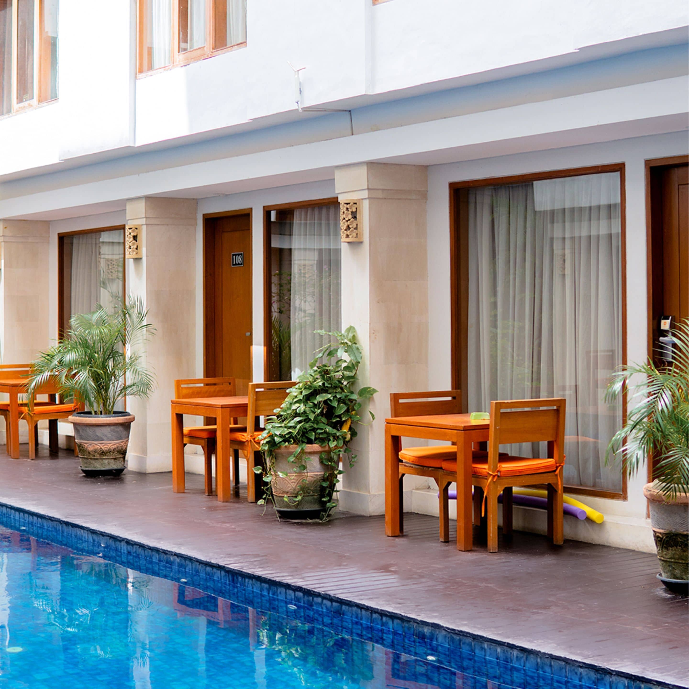 Deluxe Room, Pool Access | Terrace/patio