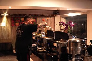 Espace de banquet à l’extérieur