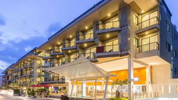 Front of property – evening/night