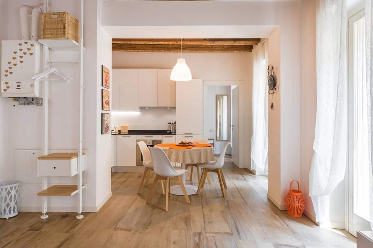 Apartment, 2 Bedrooms (Opera House - via Frattini 2) | Living area | 25-inch flat-screen TV with digital channels, LCD TV