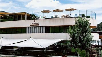 Overnatningsstedets facade