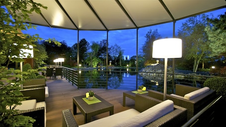 Terraza o patio. Wellings Parkhotel